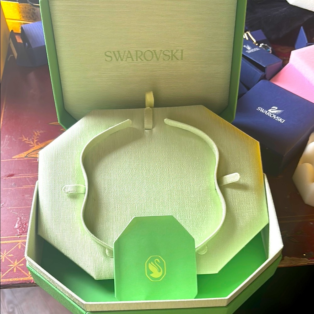 Swarovski  Empty 
Green Jewelry Box from COLLECTION 1